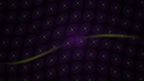 Glowing Green Crosses Pattern with Light Line Moving Across Dark Background Stock Footage 343702904