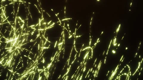 Glowing Green Digital Data Stream Abstract Motion Background Loop Stock Footage 337565384