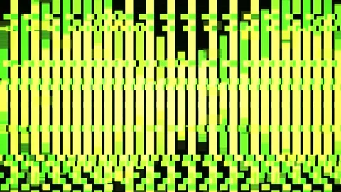 Glowing Green Digital Pattern Animation. Stock Footage 334875213