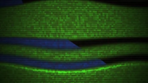 Glowing green digital screen interface. Stock Footage 340019825