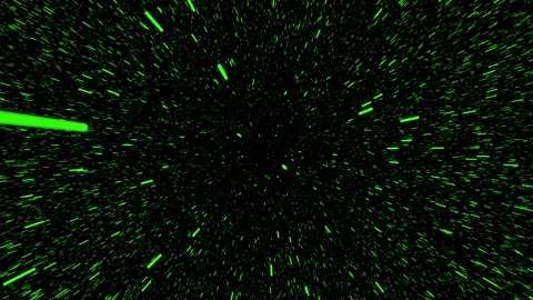 Glowing Green Digital Technology Background with Animated Light Particles Stock Footage 340159923