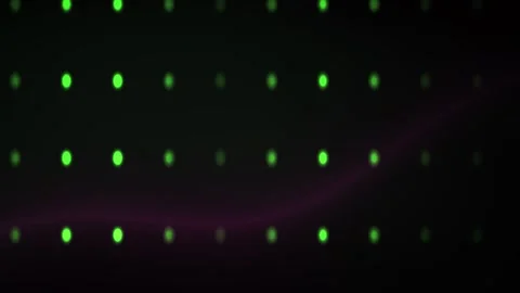 Glowing green dots on black background technology concept. Stock Footage 336696735