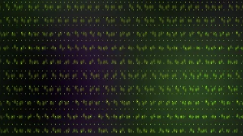 Glowing Green Dots on Dark Background. Stock Footage 336232538