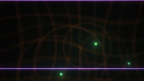 Glowing green eyes in dark grid background. Stock Footage 335518014