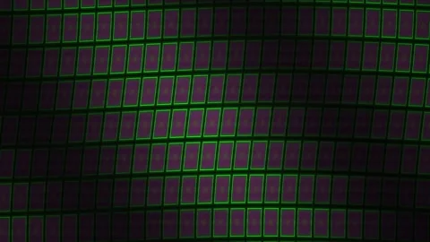 Glowing green grid on black background. Stock Footage 340020475