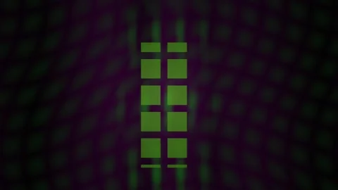 Glowing green grid on dark background. Stock Footage 336232876