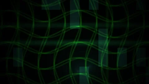 Glowing green grid network pattern. Stock Footage 340020244