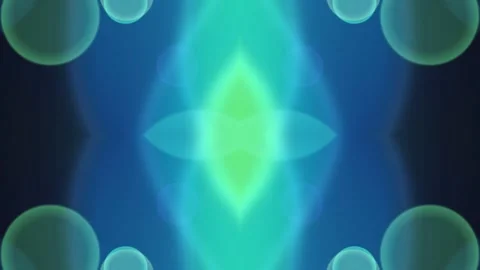 Glowing green light circles moving 스톡 동영상 330511207