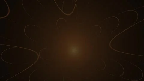 Glowing green light in dark background with geometric patterns. Stock Footage 335956095