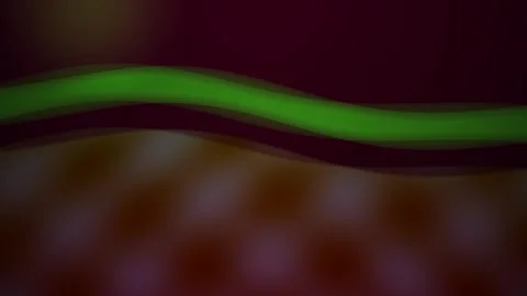 Glowing green light on dark background with checkered pattern. Stock Footage 337508971
