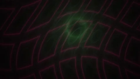 Glowing Green Light Dark Background. Stock Footage 340020748