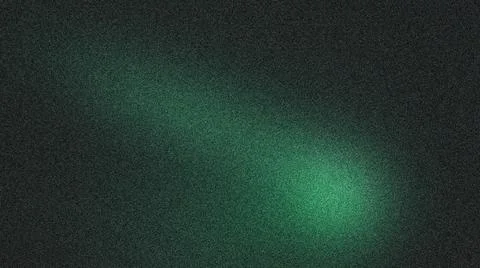 Glowing green light on dark textured background with spotlight effect Illustrazione stock