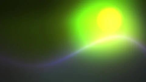 Glowing green light in darkness. Stock Footage 340020761