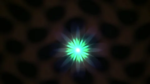 Glowing green light effect on dark background with white space. Stock Footage 337465286