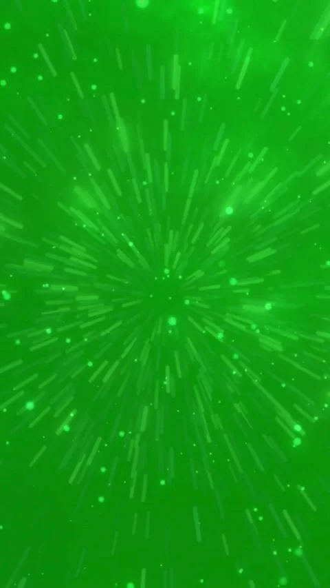 Glowing green light lines moving fast in a seamless loop background Stock Footage 340179638