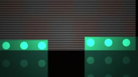 Glowing green lights on screen display. Stock Footage 335110156
