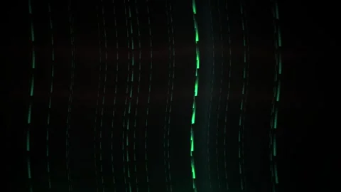 Glowing green lines on black background. Stock Footage 335110188