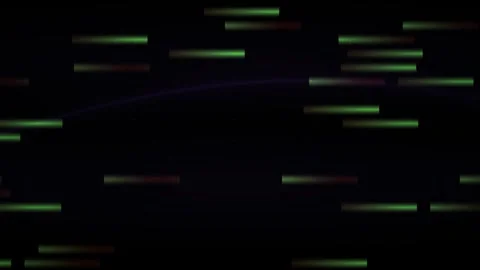 Glowing green lines on black background. Stock Footage 340021809