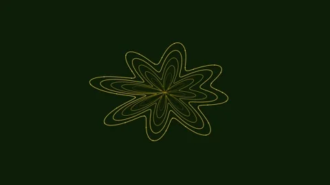 Glowing green mathematical structure abstract video. Stock Footage 342080820