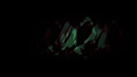 Glowing green molecules in motion. Stock Footage 340021942