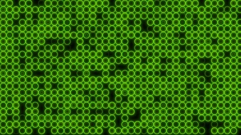 Glowing Green Particle Ball Loop – Futuristic Digital Background Animation Stock Footage 308374763