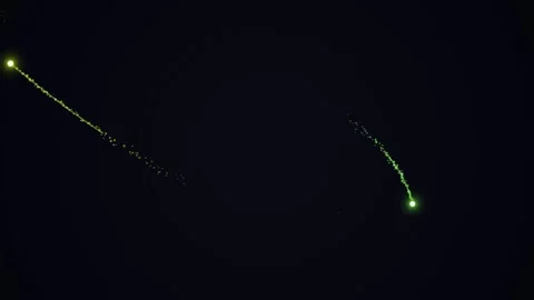 Glowing Green Particles Motion Graphics Background Stock Footage 331942652