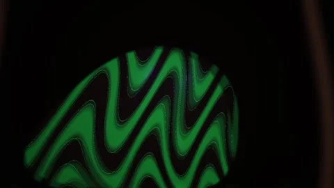 Glowing green pattern on a black background. Stock Footage 336697787