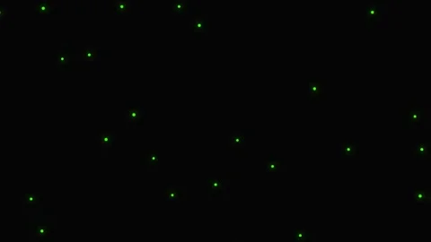 Glowing Green Plexus Data Network Background with Seamless Animated Technology M Stock Footage 338437345