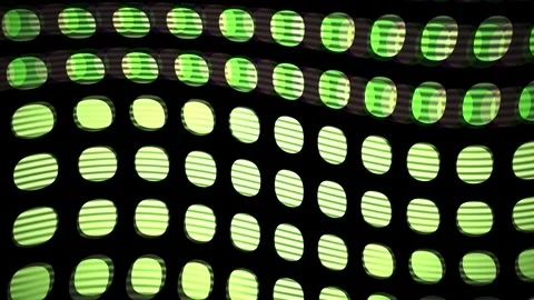 Glowing Green Polka Dots Background Pattern. Stock Footage 340023372