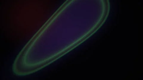 Glowing green ring in space darkness. Stock Footage 340023302