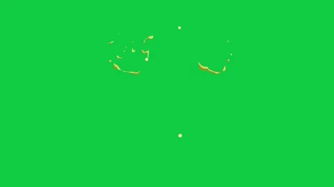 A glowing green screen showcasing twisting liquid trails. Stock Footage 299009526