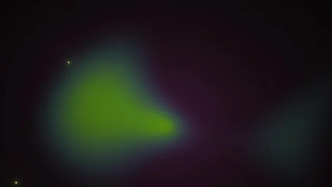 Glowing green shapes on black background. Stock Footage 335520740