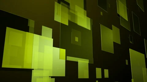 Glowing green square Stock Footage 51715731