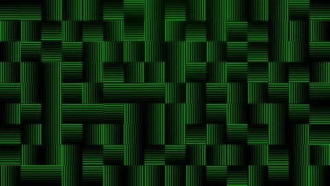 Glowing Green Striped Square Grid Abstract Background Pattern Illustrazione stock