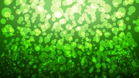 Glowing green summer background Stock Illustration