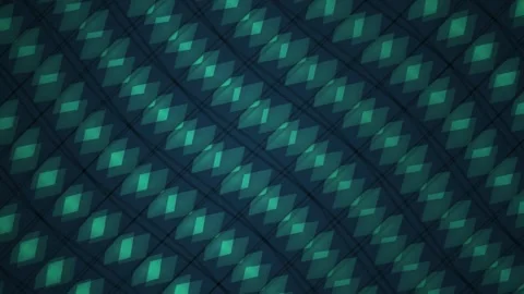 Glowing green triangular pattern background. Stock Footage 335110606