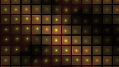 Glowing Grid of Colorful Lights Shifting in Abstract Pattern for Presentati.. Stock Footage 343704051