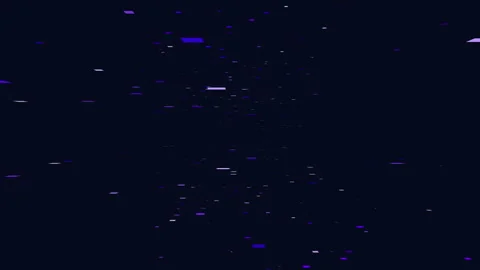 Glowing grid dark purple square pattern in space Stock Footage 311603035