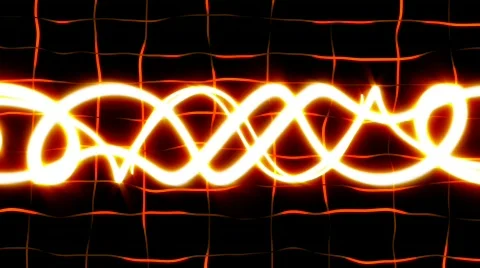 Glowing grid - digital animation 库存影片 114075