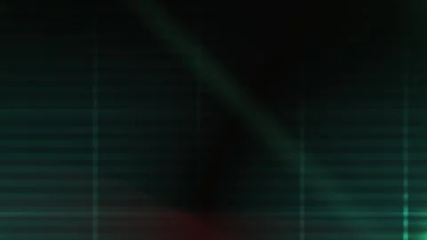 Glowing grid lines on dark background. Stock Footage 336697937