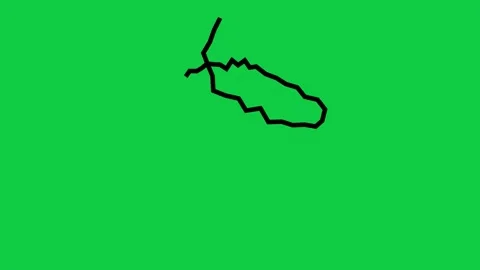 A glowing handshake icon on a green screen for partnership. Stock Footage 299045733