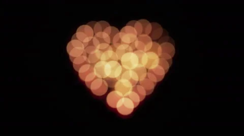 Glowing heart Stock Footage