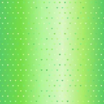 Glowing heart pattern. Seamless vector Stock Illustration
