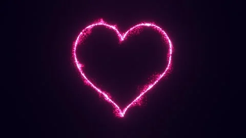 Glowing Heart Pulse Video stock 296192148