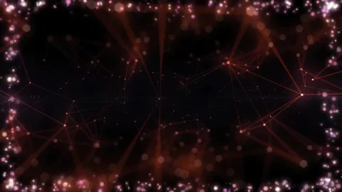 Glowing heart shape with happy new year text animation against a dark digital Stock Footage 343815371