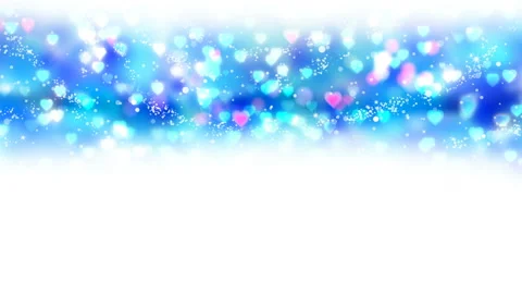 Glowing hearts appear on the shining background. Valentines Day holiday abstract Stock Footage 101047754
