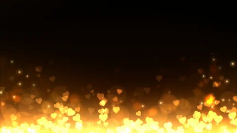 Glowing hearts appear on the shining background. Valentines Day holiday abstract Video stock 101102094