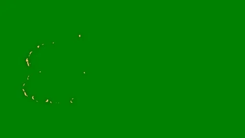 A glowing high-energy transition effect on green screen perfect Video stock 301386833