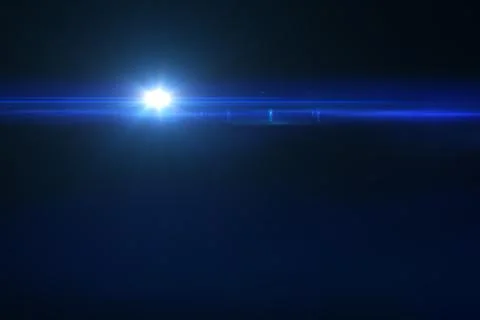 Glowing highlight effect on the lens of the lens Stock Photos
