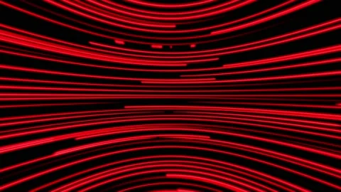 Glowing horizontal lines abstract background loop red 스톡 동영상 200982419
